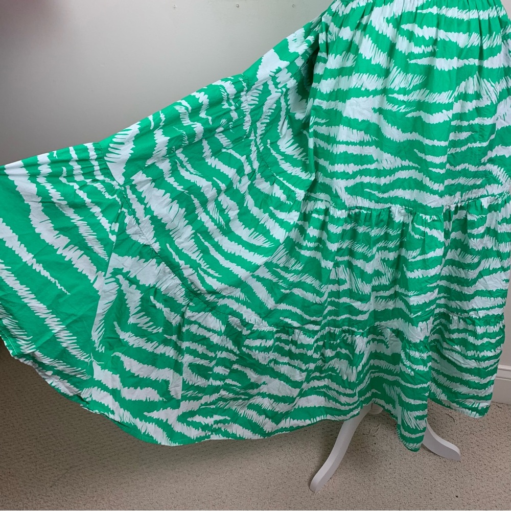 Oliphant Cross-Front Halter Poplin Maxi Dress - Picture 7 of 13